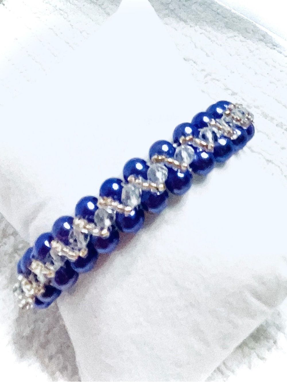 Elegant deep purple
Crystal Link Bracelet